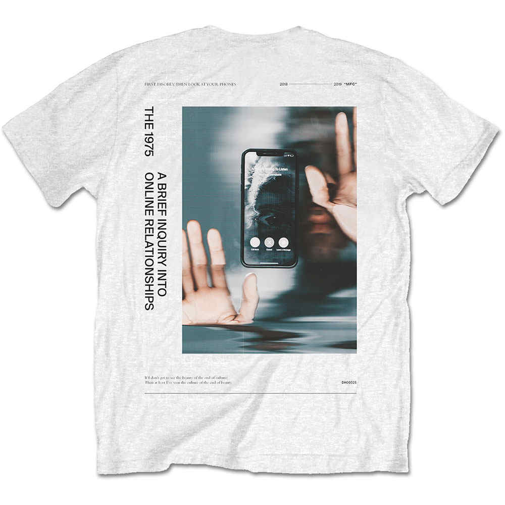 The 1975 - ABIIOR Side Face Time Heren Tshirt - Wit